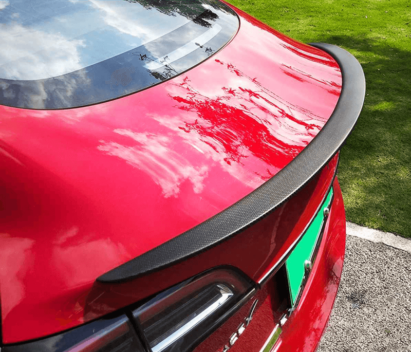 Trunkspoiler Tesla Model 3 Matt karbon