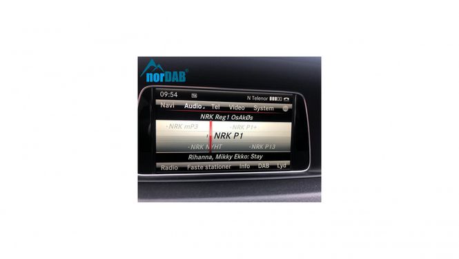Main Image norDAB Premium DAB-integrering Mercedes NTG 4.5