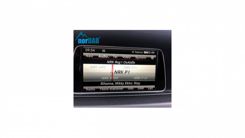 norDAB Premium DAB-integrering Mercedes NTG 4.5