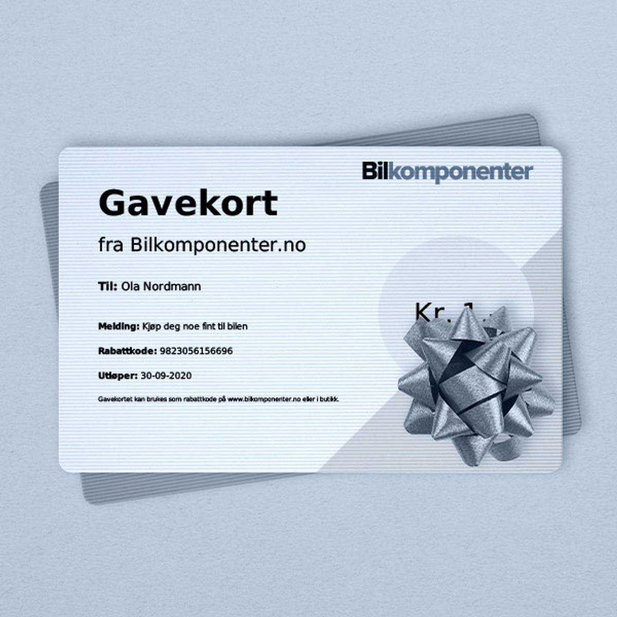 Gavekort