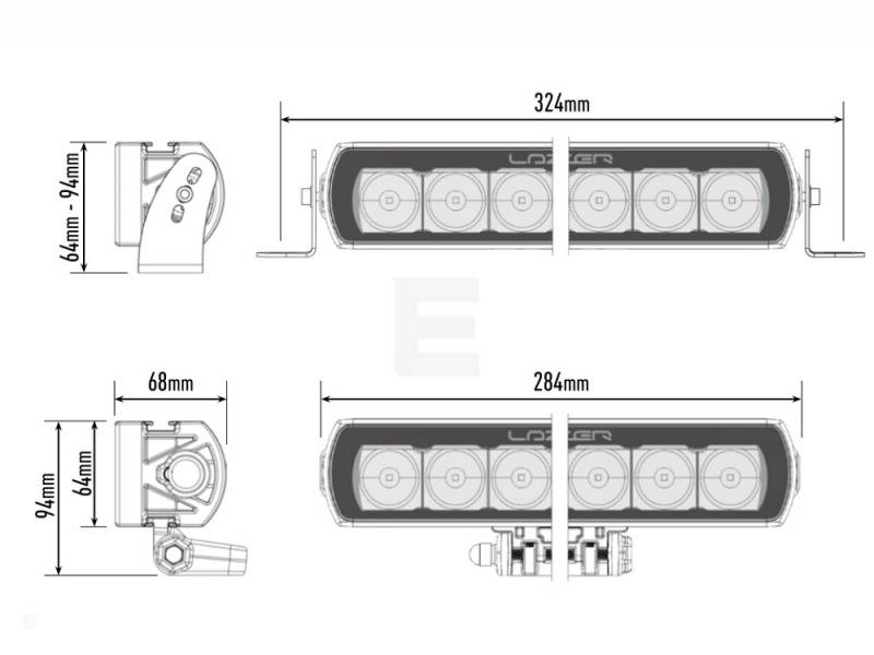Lazer ST-6 Evo ledbar