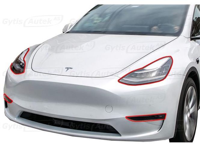 Hovedbilde Beskyttelsesfolie til lykter - Tesla Model Y