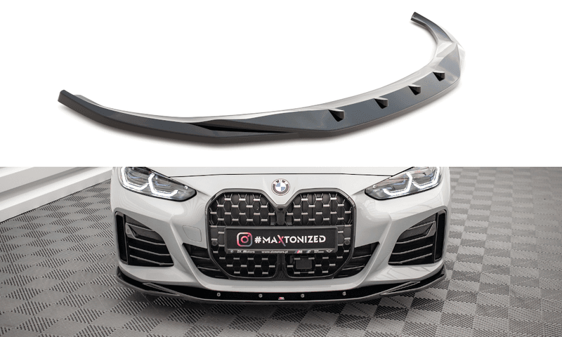 Fremre splitter/spoiler V.3 - BMW I4 - Maxton Design