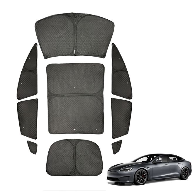 Main Image Tesla Model S premium sun shades