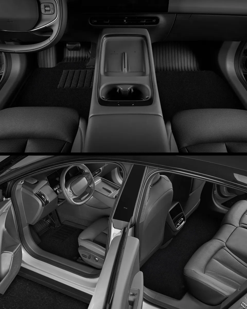 3W All Weather Car Mats for Xpeng P7+