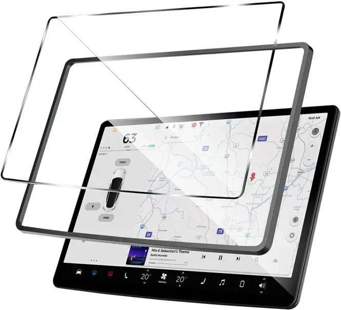 Main Image Premium tempered glass screen protector for Tesla Model 3 & ...