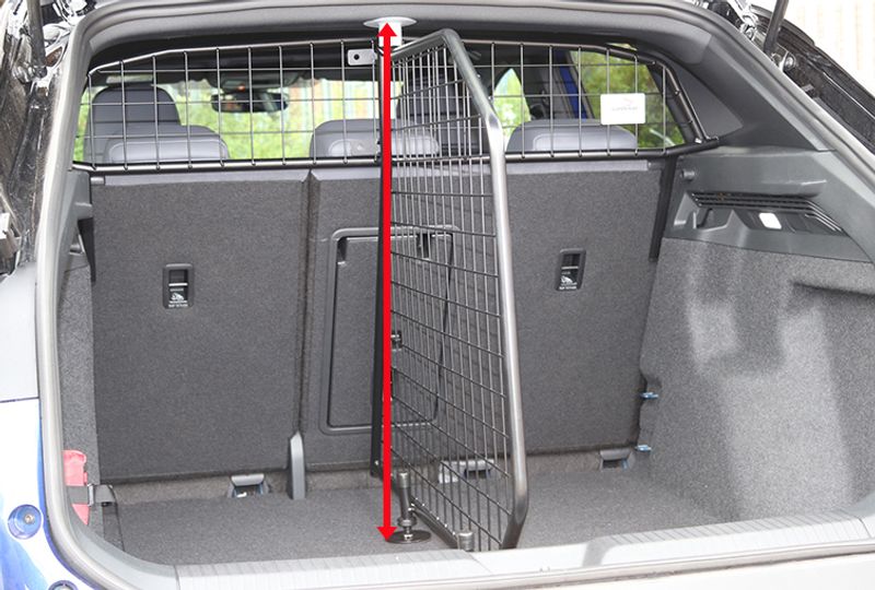 VW ID.4 hunde- / bagasjegitter - med og uten skillevegg